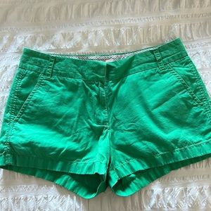 Green J. Crew Shorts